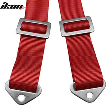 Load image into Gallery viewer, Universal Red 2" 6th Cam-lock Seat Belt Harness Nylon