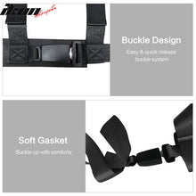 Load image into Gallery viewer, Universal 4 Point Buckle Black Racing Harness Racing Seat Belt Nylon