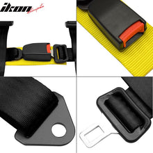 Load image into Gallery viewer, Universal 2PC Black 4 Point Racing Seat Belts Harnes