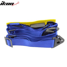 Load image into Gallery viewer, Pair Of Blue 4 Point Racing Seat Belts Shoulder Strap Harness