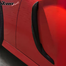 Load image into Gallery viewer, 2011-2023 Dodge Charger IKON1 Style Side Fin Vents Gloss Black ABS
