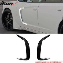 Load image into Gallery viewer, 2015-2023 Dodge Charger IKON2 Side Fin Vents Carbon Fiber Print ABS
