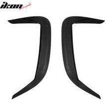 Load image into Gallery viewer, 2015-2023 Dodge Charger IKON2 Style Side Fin Vents Gloss Black ABS