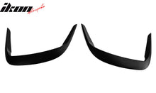 Load image into Gallery viewer, 2015-2023 Dodge Charger IKON2 Style Side Fin Vents Matte Black ABS