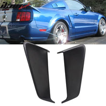 Load image into Gallery viewer, 2005-2009 Ford Mustang Coupe EL Unpainted Black Side Fender Scoop PU