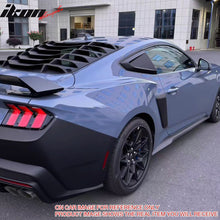 Load image into Gallery viewer, 2024-2025 Ford Mustang IKON Style Gloss Black Fender Door Vent ABS