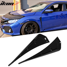 Load image into Gallery viewer, 2016-2020 Honda Civic Gloss Black Front Fender Side Vent Cover ABS