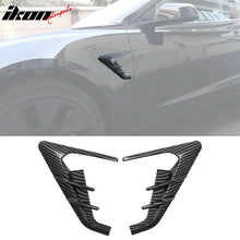 Load image into Gallery viewer, 2024 Tesla Model 3 V1 Style Carbon Fiber Print Camera Flank Cover Trim