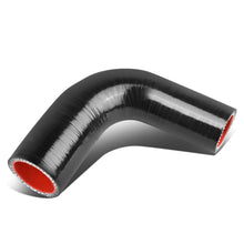 Load image into Gallery viewer, Silicone Hose 3-Ply 1.00" to 1.25" Reducer 90 Degree Black/Red