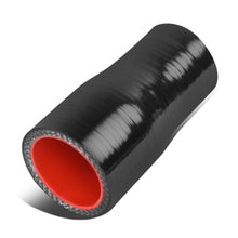 Load image into Gallery viewer, 3-Ply Silicone Hose 1.00" to 1.25" Reducer Black/Red