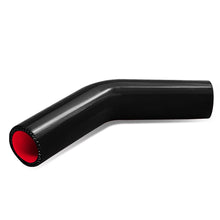 Load image into Gallery viewer, 3-PLY Silicone Hose 1.50" 45 Degree - Black/Red