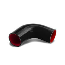 Load image into Gallery viewer, 3-Ply Silicone Hose 1.50" 90 Degree Elbow Black Red