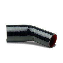Load image into Gallery viewer, Silicone Hose 3-Ply 2.00" to 2.50" Reducer 45 Degree Black/Red