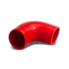 Load image into Gallery viewer, 2.00" to 2.50" 90 Degree Silicone Reducer Hose - Red 3-Ply