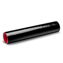 Load image into Gallery viewer, 2.50" x 12" 3-Ply Silicone Hose Black/Red