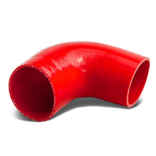 Load image into Gallery viewer, 3-Ply Silicone 2.50" to 3.00" 90 Degree Reducer Hose - Red