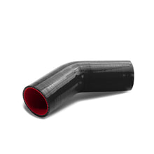 Load image into Gallery viewer, 2.50" Silicone Hose 3-Ply 45 Degree Black Red