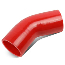 Load image into Gallery viewer, 2.50" 45 Degree Silicone Hose - 3-Ply Red