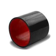 Load image into Gallery viewer, 2.50" 3-Ply Silicone Hose Straight - Black/Red