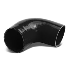 Load image into Gallery viewer, 2.75" to 3.00" 90 Degree Silicone Reducer Hose 3-Ply Black