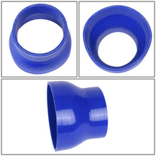 Load image into Gallery viewer, 3.00" to 4.00" Blue Silicone Reducer Hose - 3-Ply Construction