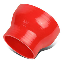 Load image into Gallery viewer, 3.00" to 4.00" Silicone Reducer Hose 3-Ply Red