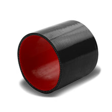 Load image into Gallery viewer, 3.75" Black/Red 3-Ply Silicone Hose - Straight