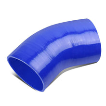 Load image into Gallery viewer, 4 Inch 45 Degree Silicone Hose - 3-Ply Blue