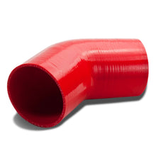 Load image into Gallery viewer, 4 Inch Red 45 Degree Silicone Hose - 3-Ply Construction