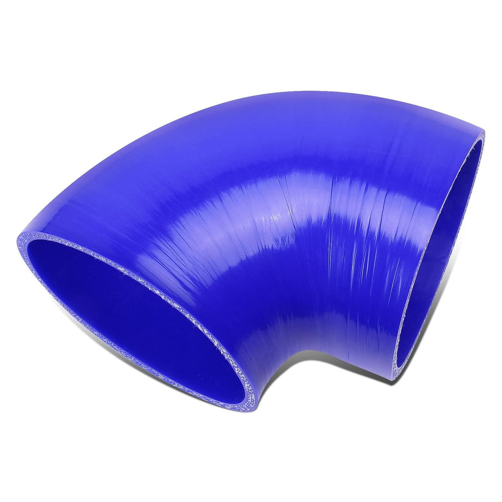 4.00" 90 Degree Silicone Hose - 3-Ply Blue