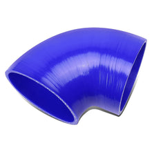 Load image into Gallery viewer, 4.00" 90 Degree Silicone Hose - 3-Ply Blue