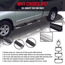 Load image into Gallery viewer, 1999-2016 Ford F250 F350 F450 Cab Pickup 3in Steel Side Steps