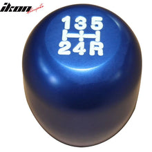 Load image into Gallery viewer, Universal 5 Speed Blue Shift Knob Shifter Manual JDM MT Gear M8X1.25