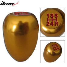 Load image into Gallery viewer, Gold M10X1.5MM Thread MT Manual T-R Gear Shift Knob 5 Speed SPD