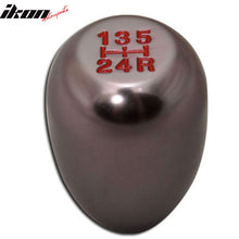 Load image into Gallery viewer, Gunmetal MT M8X1.25 T-R Gear Shift Shifter Knob JDM Emblem Logo