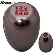 Load image into Gallery viewer, Gunmetal M8X1.25 Manual Transmission T-R Gear Shift Knob 5 Speed JDM