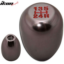 Load image into Gallery viewer, Gunmetal M10X1.5 MT T-R Gear Shift Knob 5 Speed JDM Emblem Badge