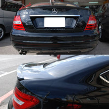 Load image into Gallery viewer, 2012-2015 Benz C-Class C204 A Style Trunk Spoiler Wing Carbon Fiber