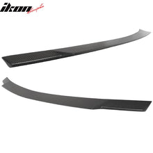 Load image into Gallery viewer, 2008-2014 Mercedes Benz W204 Sedan V Matte Carbon Fiber Trunk Spoiler