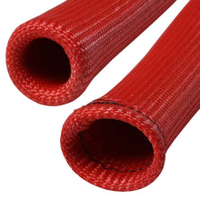 Load image into Gallery viewer, 6" Spark Plug Heat Wrap Blanket - Titanium/Silicone/Lava Rock - Red