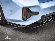 Load image into Gallery viewer, AutoTecknic Dry Carbon Rear Bumper Reflector Trim Set - G87 M2
