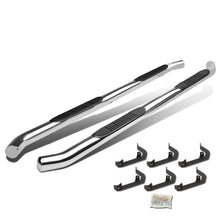Load image into Gallery viewer, 2007-2016 Chevrolet Silverado HD 3" Round Nerf Bars - Silver