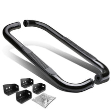 Load image into Gallery viewer, 99-16 Chevrolet Silverado Standard Cab 3" Round Nerf Bars Black