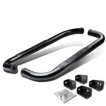 Load image into Gallery viewer, 99-16 Chevrolet Silverado Standard Cab 3" Round Nerf Bars Black