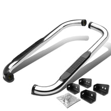 Load image into Gallery viewer, 99-16 Chevrolet Silverado 3" Round Nerf Bars - Standard Cab Silver