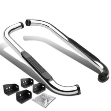 Load image into Gallery viewer, 99-16 Chevrolet Silverado 3" Round Nerf Bars - Standard Cab Silver
