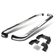 Load image into Gallery viewer, 99-16 Ford F-250 F-350 Super Duty Crew Cab 3" Round Nerf Bars Silver