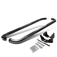 Load image into Gallery viewer, 05-10 Jeep Grand Cherokee / Commander 3" Round Nerf Step Bar Black