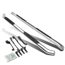 Load image into Gallery viewer, 07-13 Acura MDX 3 Inch Round Nerf Bars Step Rails Silver