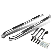 Load image into Gallery viewer, 07-13 Acura MDX 3 Inch Round Nerf Bars Step Rails Silver